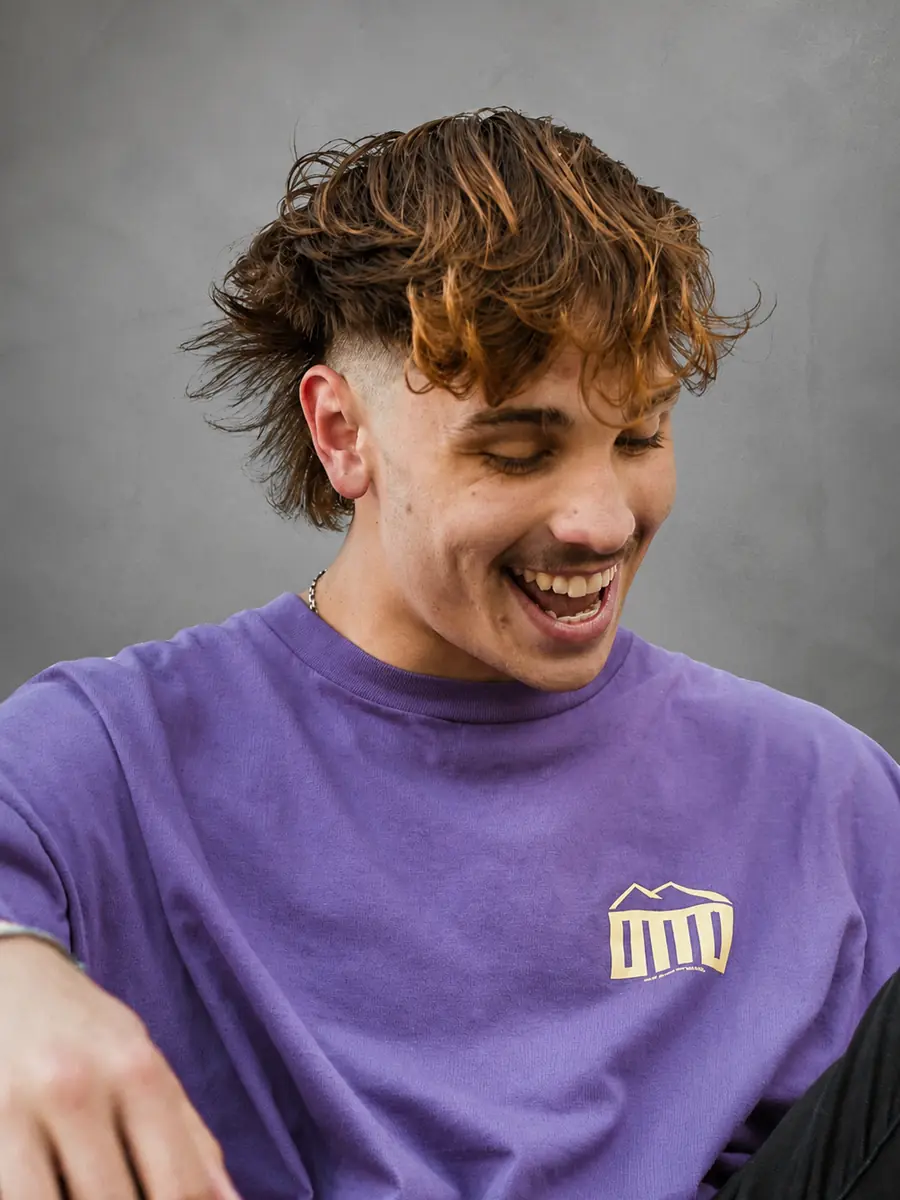 Corte masculino rizado
