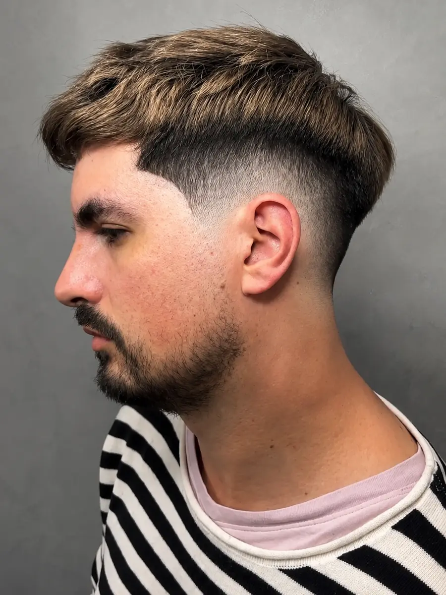 Fade masculino con degradado